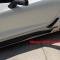 American Car Craft 2015-2019 Z06/ZR1/C7 Corvette - Side Skirt Extensions with Supercharged Inlaid Lettering, Brushed Stainless Steel 052094/052106