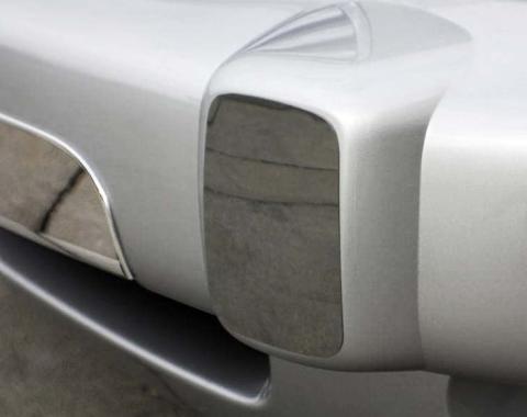American Car Craft 2006-2012 HHR - Front & Rear Bumper Pads 4Pc, Chrome ABS 422021