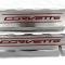 American Car Craft 2014-2019 C7/Z51 Corvette - CORVETTE Style Fuel Rail Covers Factory Overlay 2Pc, Stainless Steel, Choose Color 053118