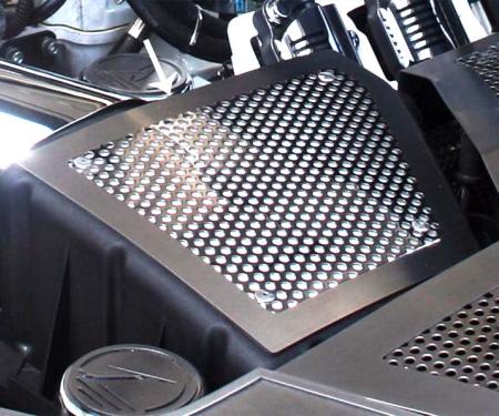 American Car Craft 2010-2015 Camaro - Air Box Filter Stock Cover, Perforated Stainless Steel 103060