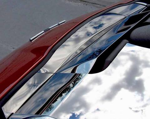American Car Craft 2005-2007 C6 Corvette - Nose Cap Front, Polished Stainless Steel 043019