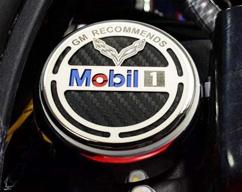 American Car Craft 2014-2019 C7 Corvette - Commemorative Oil Fluid Cap Cover 1Pc, GM Recommends Mobil 1 053097