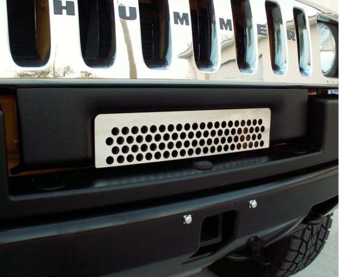American Car Craft 2003-2007 Hummer H2 - Grille Front Lower, Polished Stainless Steel 492003