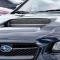 American Car Craft 2015 Subaru WRX - Laser Mesh Hood Scoop Grille, Polished Stainless Steel (Black Powder Coat) 182008