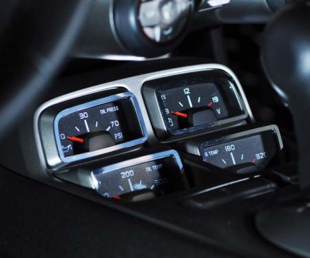 American Car Craft 2010-2015 Camaro - Gauge Cluster Trim 4Pc, Polished Stainless Steel 101011