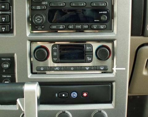 American Car Craft 2003-2007 Hummer H2 - AC Plate 2Pc, Polished Stainless Steel 491010