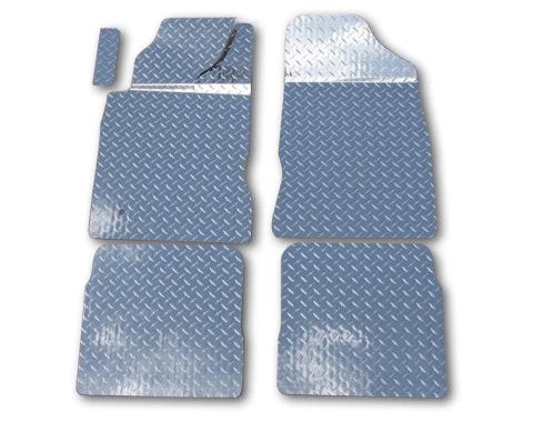 American Car Craft 2001-2005 PT Cruiser - Floor Mats 5Pc, Diamond Plate Aluminum 711024