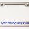 American Car Craft 2003-2007 Viper - FANGS 3 SRT 10 License Plate Frame, Stainless Steel, Choose Inlay Color 982003