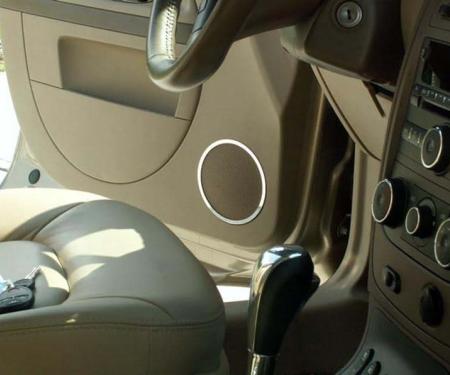 American Car Craft 2006-2012 HHR - Front Speaker Rings 2Pc, Polished Stainless Steel 421010