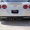 American Car Craft 2005-2013 C6/GS - Exhaust Filler Panel, NPP Dual-Mode/Bi-Mode, Blakk Stealth Stainless Laser Mesh 042092