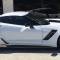 American Car Craft 2015-2019 C7 Corvette Z06 only - Side Skirt Extension Fins 2Pc, Brushed Stainless Steel 052108