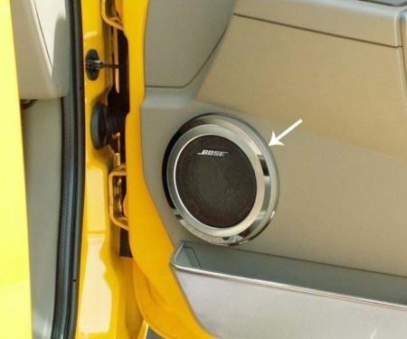 American Car Craft 2003-2007 Hummer H2 - Speaker Rings Outer Door 4Pc, Polished Stainless Steel 491012