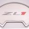 American Car Craft 2010-2015 Camaro ZL1 - Round A/C Vent Duct Covers Deluxe "ZL1" 8Pc, Brushed Stainless Steel 101057