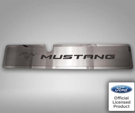 American Car Craft 2015-2017 Mustang GT- Radiator Cover Vanity Plate 'Pony & MUSTANG', Brushed, Choose Color 273070