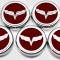 American Car Craft 2005-2013 C6 Corvette - Crossed Flags Logo Fluid Cap Covers 5Pc Auto Transmission, Choose Color 043082