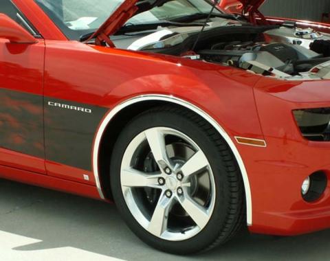 American Car Craft 2010-2013 Camaro - Wheel Well Molding 4Pc Kit, 1" Classic Chrome Vinyl Molding 102028
