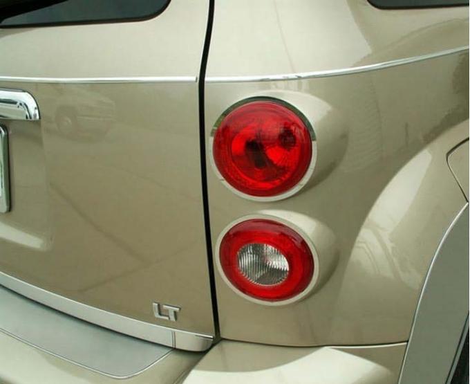 American Car Craft 2006-2012 HHR - Taillight Trim 4Pc, Brushed Stainless Steel 422015