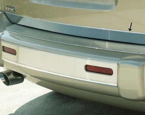 American Car Craft 2006-2012 HHR - Lower Tailgate Trim, Polished Stainless Steel 422010