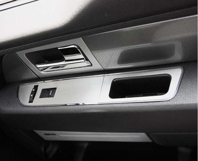 American Car Craft 2010-2014 Ford Raptor F-150 SuperCrew - Door Arm Control Covers 8Pc, Brushed Stainless 771022