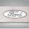 American Car Craft 2009-2014 Ford Raptor - FORD Logo Glove Box Trim, Stainless Steel, Choose Inlay Color 771035