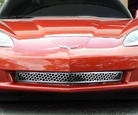 American Car Craft 2005-2013 C6 Corvette - Front Lower Grille Matrix Style, Stainless Steel 042139