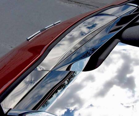 American Car Craft 2005-2007 C6 Corvette - Nose Cap Front, Polished Stainless Steel 043019