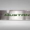 American Car Craft 2015-2017 Mustang GT- Radiator Cover Vanity Plate 'Pony & MUSTANG', Brushed, Choose Color 273070