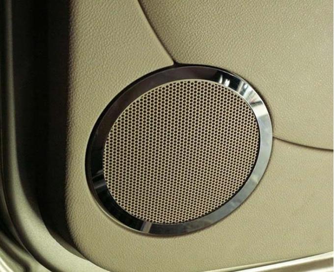 American Car Craft 2006-2012 HHR - Rear Speaker Rings 2Pc, Polished Stainless Steel 421012