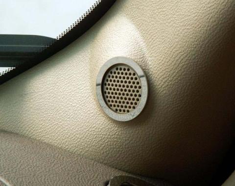 American Car Craft 2006-2012 HHR - Tweeter Rings 2Pc, Polished Stainless Steel 421009