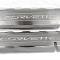 American Car Craft 2014-2019 C7/Z51 Corvette - CORVETTE Style Fuel Rail Covers Factory Overlay 2Pc, Stainless Steel, Choose Color 053118
