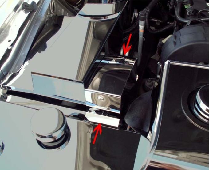 American Car Craft 2005-2009 Mustang GT - BCM Cover Stand Alone (GT), Polished Stainless Steel 273004