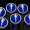 American Car Craft 2014-2019 Z06/Z51/C7 Corvette - STINGRAY Emblem Fluid Cap Covers Manual Transmission 6Pc, Choose Color 053016