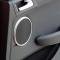 American Car Craft 2008-2009 Pontiac G8 - Front Car Door Speaker Trim Bezels 4 3/4" OD. 2Pc, Stainless Steel 221005