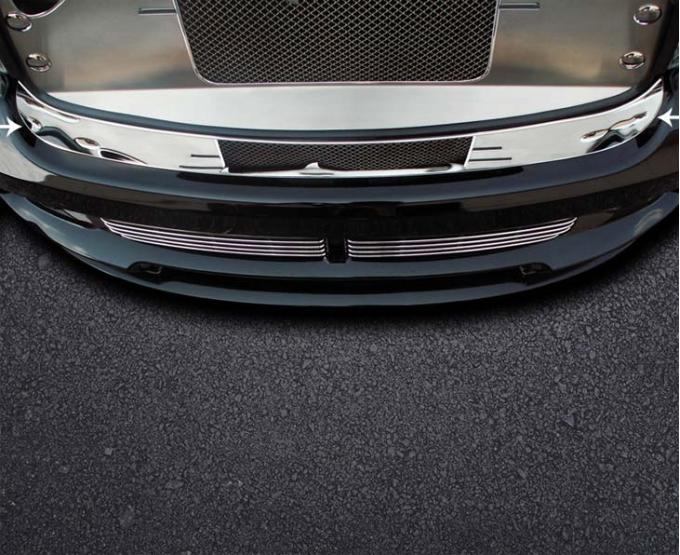 American Car Craft 2004-2005 RAM 1500/SRT10 - Front Bumper Cap, Polished Stainless Steel 342002