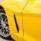 American Car Craft 2005-2013 C6 Corvette - Side Vent Grilles 2Pc, Blakk Stealth Stainless Laser Mesh 042096