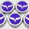 American Car Craft 2005-2013 C6 Corvette - Crossed Flags Logo Fluid Cap Covers 5Pc Auto Transmission, Choose Color 043082