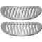 American Car Craft 1997-2004 C5/Z06 Corvette - Interior Door Reflector Trim, Polished Stainless Steel 031044