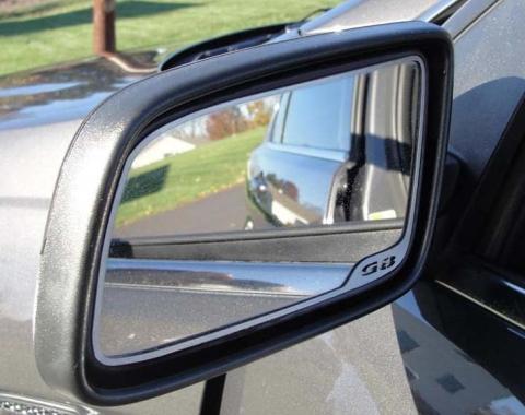 American Car Craft 2008-2009 Pontiac G8/GT - Rear View Mirror Trim, Brushed Stainless Steel 221004