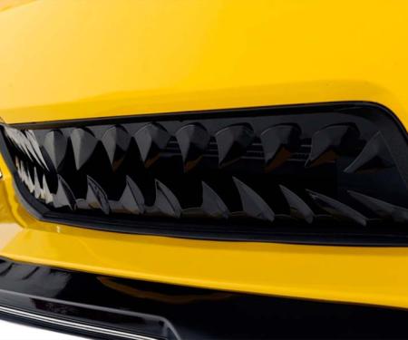 American Car Craft 2010-2013 Camaro - Shark Tooth OEM Grille, Blakk Stealth Stainless Steel (V8) 102040