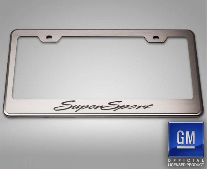 American Car Craft Camaro SS - Etched Super Sport License Plate Frame 102095