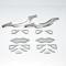 American Car Craft 2014-2019 C7/Z51 Corvette Stingray - Front & Rear Brake Caliper Covers 18Pc, Polished Stainless Steel 052060