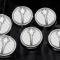 American Car Craft 2014-2019 Z06/Z51/C7 Corvette - STINGRAY Emblem Fluid Cap Covers Manual Transmission 6Pc, Choose Color 053016