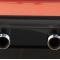 American Car Craft 2005-2013 C6 Corvette - Exhaust Filler Panel, Stock Exhaust, Blakk Stealth Stainless 042103