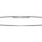 American Car Craft 1997-2004 C5/Z06 Corvette - Rear View Mirror Trim 'Corvette' Style [Standard], Brushed Finish 031007
