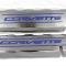 American Car Craft 2014-2019 C7/Z51 Corvette - CORVETTE Style Fuel Rail Covers Factory Overlay 2Pc, Stainless Steel, Choose Color 053118
