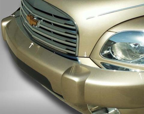 American Car Craft 2006-2012 HHR - Front Bumper Cap 2Pc, Polished Stainless Steel 422001