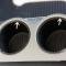 American Car Craft 2010-2014 Ford F150/Raptor - Cup Holder Trim Rings Rear 2Pc, Polished Stainless Steel 771025