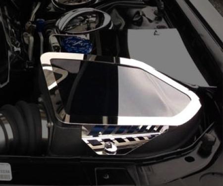 American Car Craft 2011-2023 Challenger/Charger/Magnum/300 SRT8 /5.7L/6.4L - MOPAR Cold Air Intake Cover, Plexiglas/Stainless Steel 153030