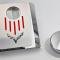 American Car Craft 2014-2019 C7 Corvette Master Cylinder Cover Manual Polished Stainless with Brushed Ribbed Top Plate Corvette Flag Style, Choose Color 053124