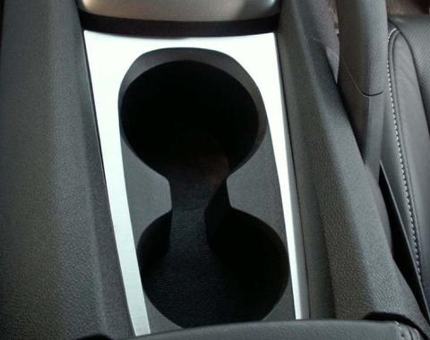 American Car Craft 2010-2015 Camaro - Cup Holder Trim Plate, Brushed Stainless Steel 101008